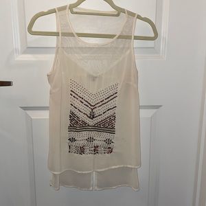 The clothing company, size S, embellished tank